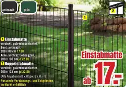 B1 Discount Baumarkt Einstabmatte Angebot