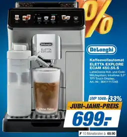 Expert DeLonghi Kaffeevollautomat ELETTA EXPLORE ECAM 450.55.S Angebot