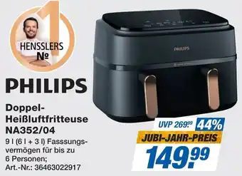 Expert PHILIPS Doppel Heißluftfritteuse NA352/04 Angebot