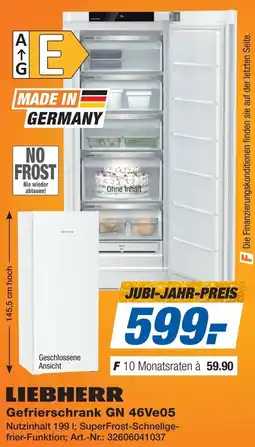 Expert LIEBHERR Gefrierschrank GN 46Ve05 Angebot
