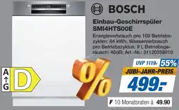 Expert BOSCH Einbau-Geschirrspüler SMI4HTS00E Angebot