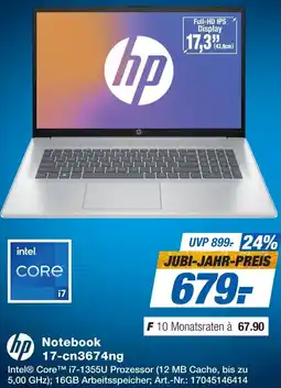 Expert hp Notebook 17-cn3674ng Angebot