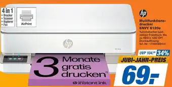 Expert hp Multifunktionsdrucker ENVY 6120e Angebot