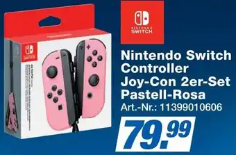 Expert Nintendo Switch Controller Joy-Con 2er-Set Pastell-Rosa Angebot
