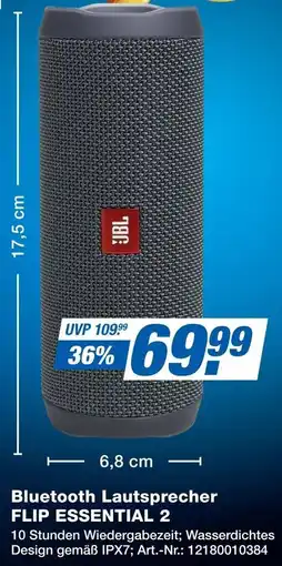 Expert JBL Bluetooth Lautsprecher FLIP ESSENTIAL 2 Angebot