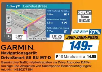 Expert GARMIN Navigationsgerät DriveSmart 55 EU MT-D Angebot