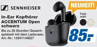 Expert SENNHEISER In-Ear Kopfhörer ACCENTUM Open schwarz Angebot
