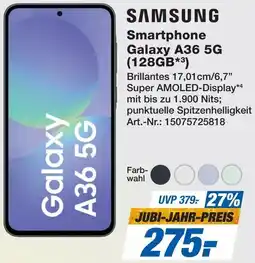 Expert SAMSUNG Smartphone Galaxy A36 5G Angebot
