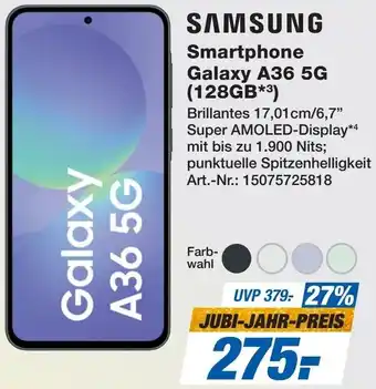 Expert SAMSUNG Smartphone Galaxy A36 5G Angebot