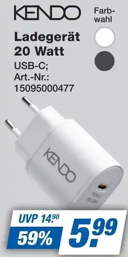 Expert KENDO Ladegerät 20 Watt Angebot