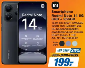 Expert Smartphone Redmi Note 14 5G 8GB + 256GB Angebot