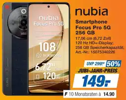 Expert Nubia Smartphone Focus Pro 5G 256 GB Angebot