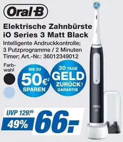 Expert Oral-B Elektrische Zahnbürste iO Series 3 Matt Black Angebot