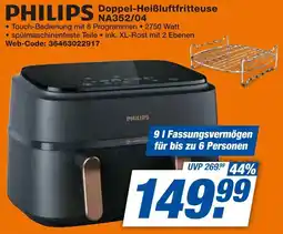 Expert PHILIPS Doppel-Heißluftfritteuse NA352/04 Angebot
