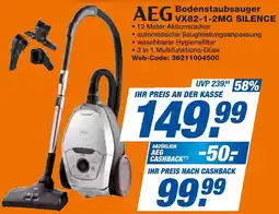 Expert AEG Bodenstaubsauger VX82-1-2MG SILENCE Angebot