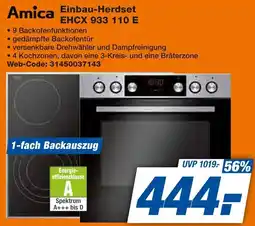 Expert Amica Einbau-Herdset EHCX 933 110 E Angebot