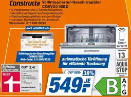 Expert Constructa Vollintegrierter-Geschirrspüler CG6VX01EBD Angebot