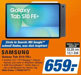 Expert SAMSUNG Galaxy Tab S10 FE+ Angebot