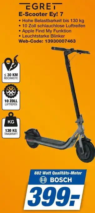Expert EGRET E-Scooter Ey! 7 Angebot