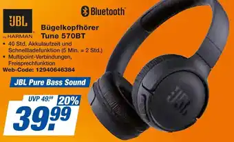 Expert JBL Bügelkopfhörer Tune 570BT Angebot