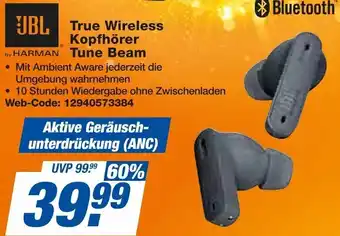 Expert JBL True Wireless Kopfhörer Tune Beam Angebot