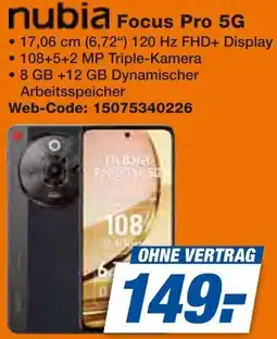 Expert nubia Focus Pro 5G Angebot