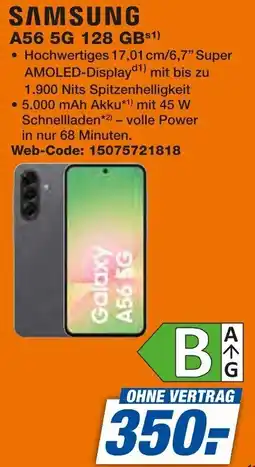 Expert SAMSUNG A56 5G 128 GB Angebot
