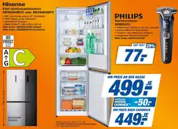 Expert Hisense Kühl-Gefrierkombination RB390N4BCC oder RB390N4BFC Angebot