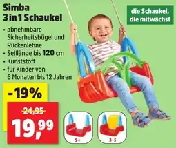 Thomas Philipps Simba 3 in 1 Schaukel Angebot