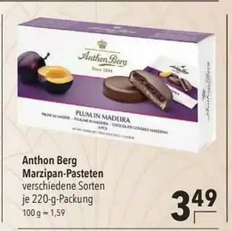 CITTI Markt Anthon Berg Marzipan-pasteten Angebot