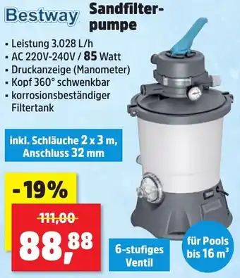 Thomas Philipps Bestway Sandfilterpumpe Angebot