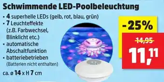 Thomas Philipps Schwimmende LED-Poolbeleuchtung Angebot