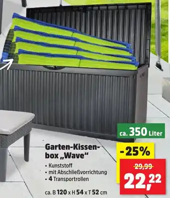 Thomas Philipps Garten-Kissenbox ,,Wave" Angebot