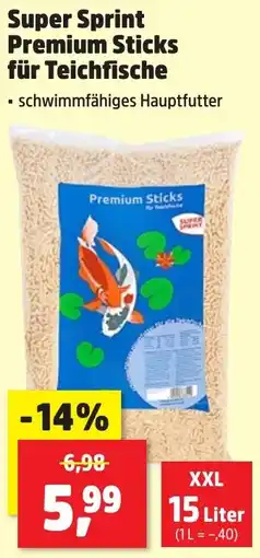 Thomas Philipps Super Sprint Premium Sticks für Teichfische Angebot
