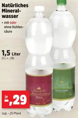 Thomas Philipps Natürliches Mineralwasser Angebot