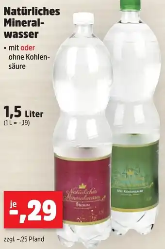 Thomas Philipps Natürliches Mineralwasser Angebot