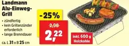 Thomas Philipps Landmann Alu-Einweg Grill Angebot