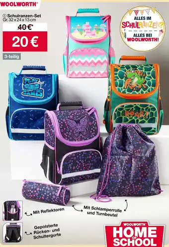 Woolworth Schulranzen-Set Angebot