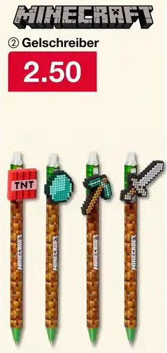 Woolworth MINECRAFT Gelschreiber Angebot