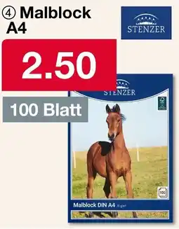 Woolworth STENZER Malblock A4 Angebot