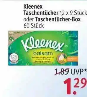 Rossmann Kleenex Taschentücher Oder Box Angebot