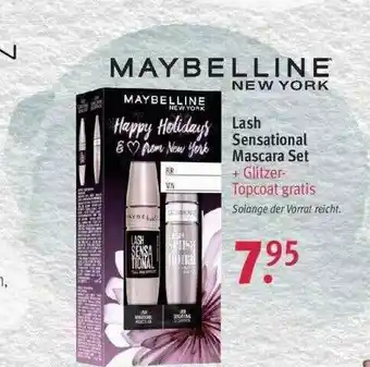 Rossmann Maybelline Lash Sensational Mascara Set Angebot