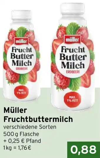 CAP Markt Müller Fruchtbuttermilch Angebot