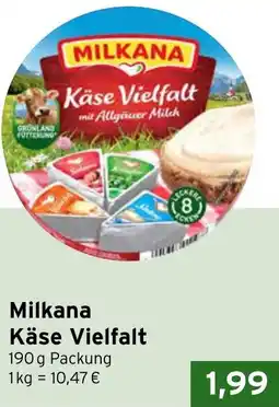 CAP Markt Milkana Käse Vielfalt Angebot