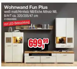Möbelfundgrube Wohnwand Fun Plus Angebot