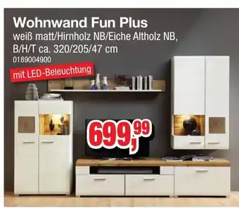 Möbelfundgrube Wohnwand Fun Plus Angebot