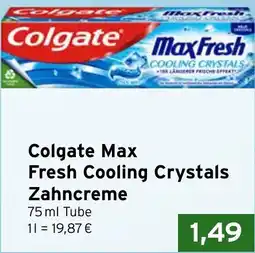 CAP Markt Colgate Max Fresh Cooling Crystals Zahncreme Angebot