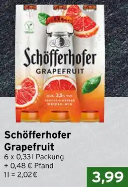 CAP Markt Schöfferhofer Grapefruit Angebot