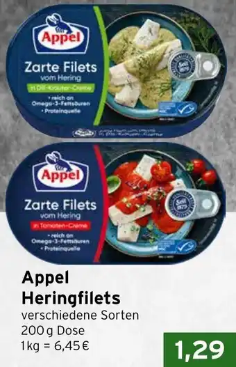 CAP Markt Appel Heringfilets Angebot
