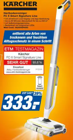 expert Techno Land KÄRCHER Hartbodenreiniger FC 8 Smart Signature Line Angebot